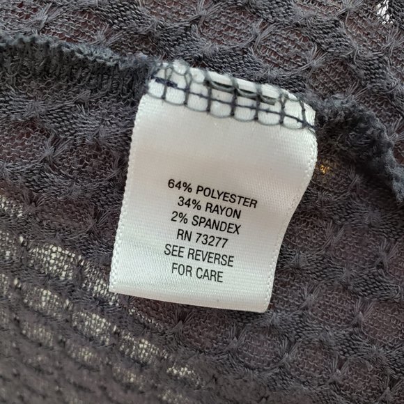 Candie's Gray Open Front Cardigan - Picture 7 of 8